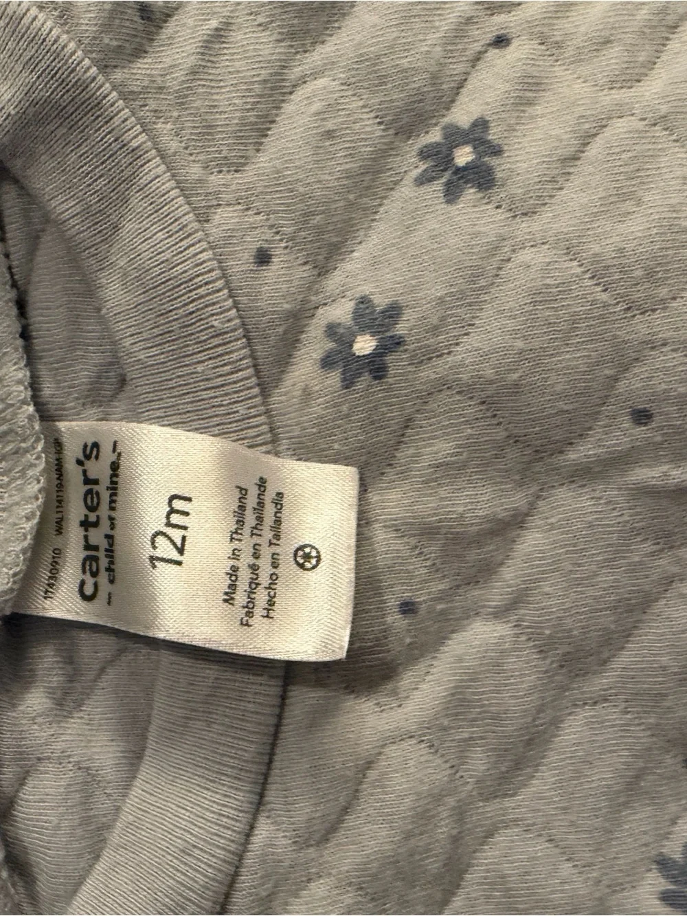 OshKosh B'gosh Cream and Gray Sherpa-Lined Jacket